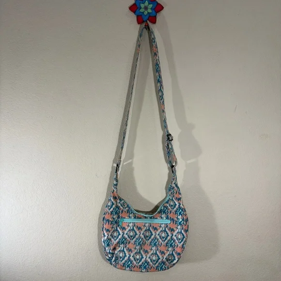 Kavu Crossbody Bag Adjustable Strap Colorful Medium Size Boho Country Coastal - Picture 4 of 15